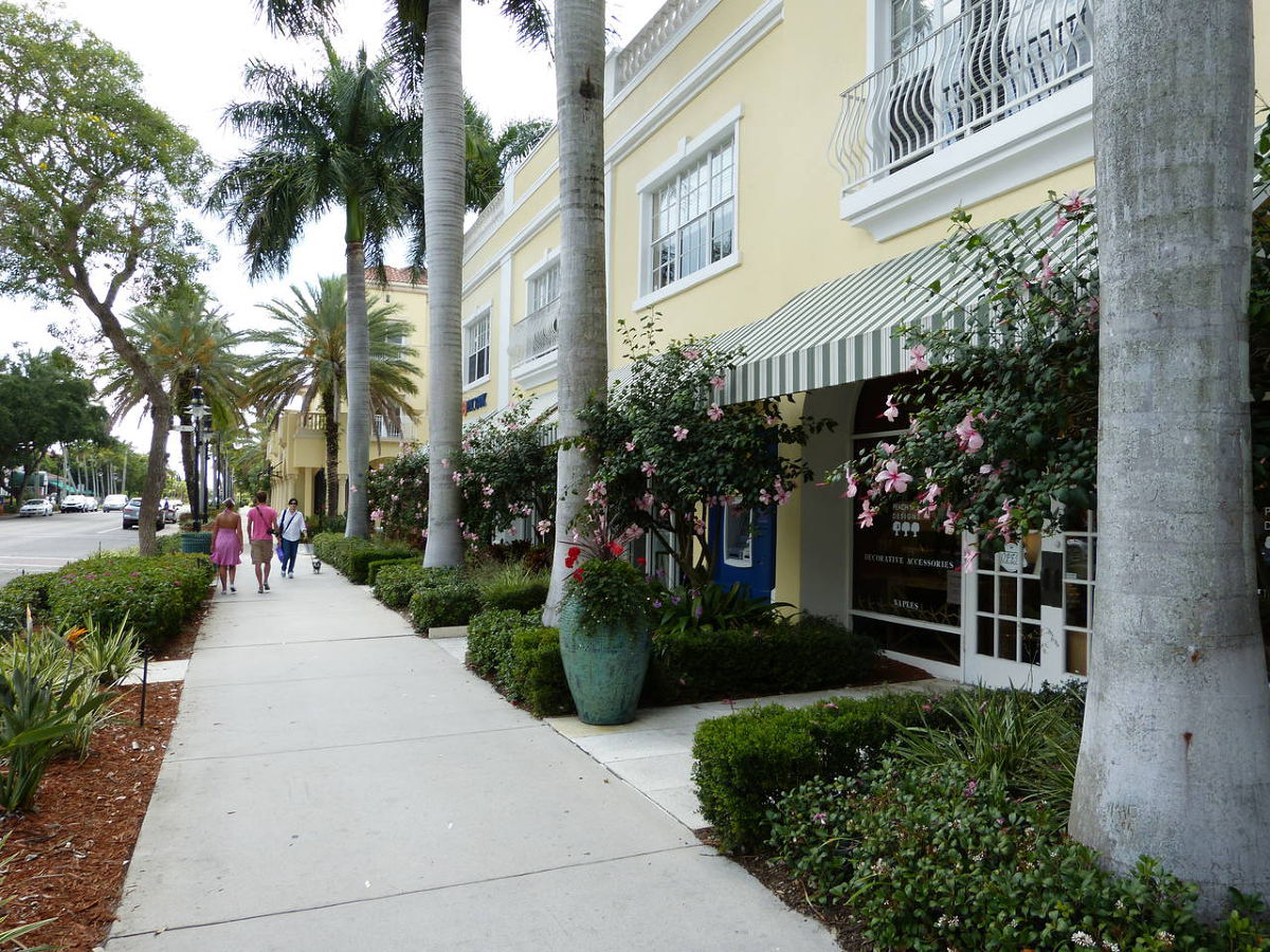 Straße Naples Florida